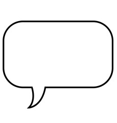 Naklejka premium Digital png illustration of text bubble on transparent background