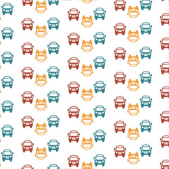 Digital png illustration of red, yellow and blue pattern on transparent background