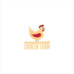 Chicken Logo, Roasted Chi ken logo vector illustration.
