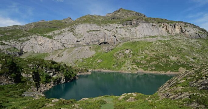 The Gloriettes lake, Gavarnie-Gedre, Hautes Pyrenees, France
