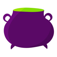cauldron witch halloween potion brew icon element