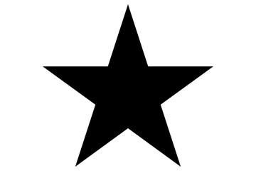 Digital png illustration of star shape on transparent background