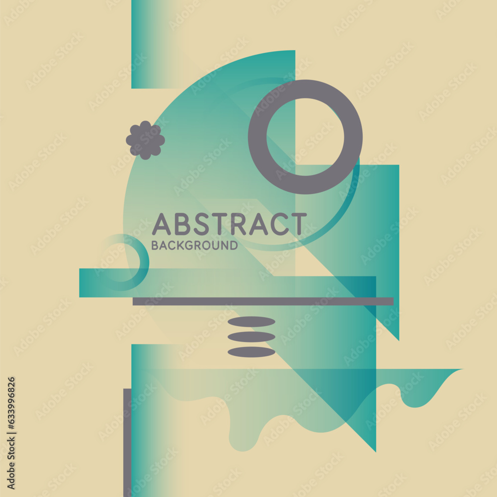Poster abstract background with simple elements. an image with a composition of geometric elements and shap
