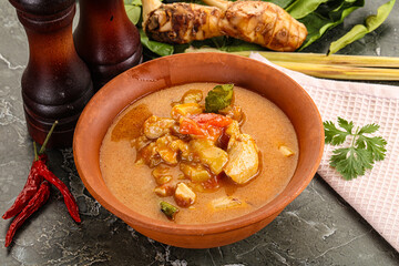 Thai traditional Tom Yum with chicken