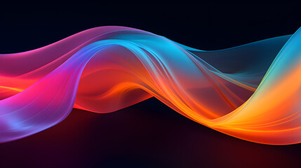 Bright Abstract Modern light wave futuristic background