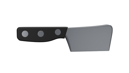 3D Model Illustration of 3d Icon Butcher Knife For Cooking