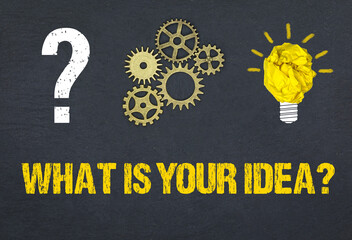 What is Your Idea?	
