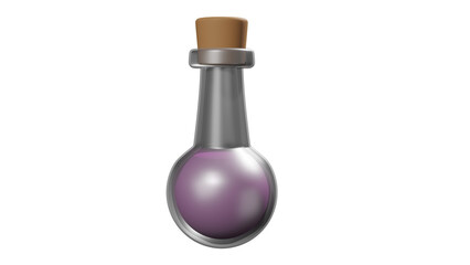 3D Model Illustration of Magical Potion Created By The Forest Witch