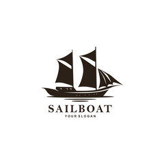 Simple Sailboat Logo Design Ideas
