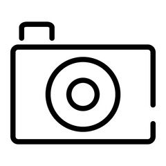 camera line icon