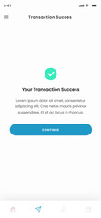 Payment and Transaction Success Screen App