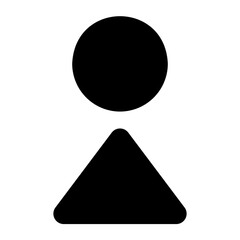 profile glyph icon