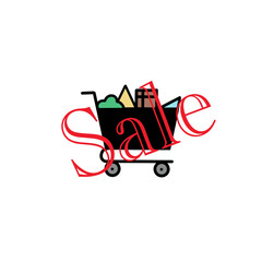 Shopping sale icon