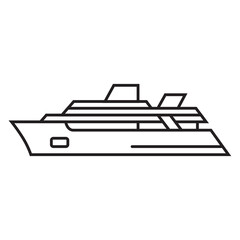 Cruises ship icon