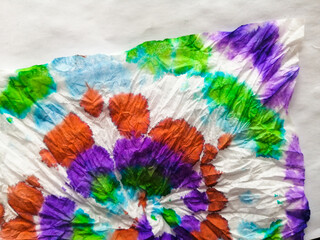Kaleidoscope Dirty Splatter Paint. Spiral