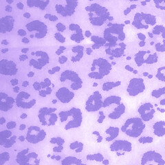 Neon Texture Animal. Purple Tropical Safari.