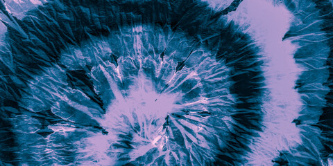Tie Dye Background. Delicate Ink Scribbl. White