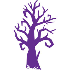 horror night tree halloween silhouette