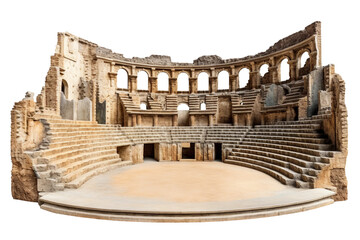 Ancient Roman amphitheater
 - obrazy, fototapety, plakaty