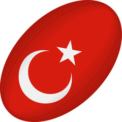 Turkey rugby ball.