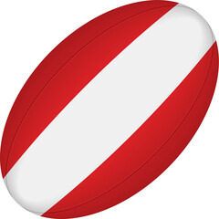 Austria rugby ball.