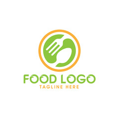 Food Point Logo Design Template

