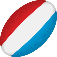 Luxembourg rugby ball.