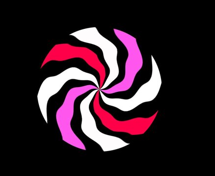 Candy spiral animation use CC bend and zig zag BACKGROUND