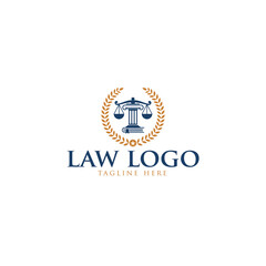 Law Firm Logo Design Vector
