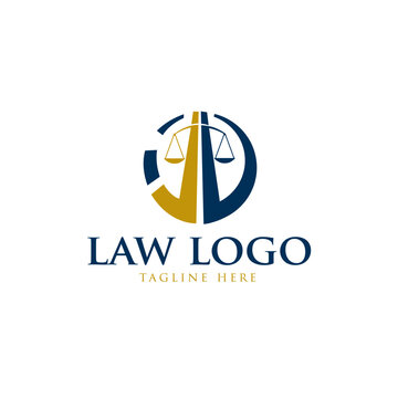 lady justice theme logo vector design with related to the attorney 
