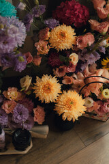 Obraz na płótnie Canvas bouquet of chrysanthemums