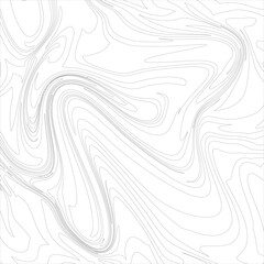 Fototapeta premium Wavy black lines background 