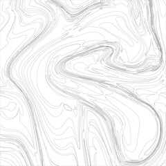 Fototapeta premium Wavy black lines background 