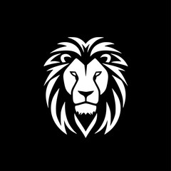 Obraz premium Lion - Minimalist and Flat Logo - Vector illustration
