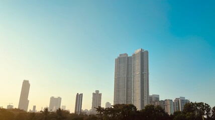 Obraz premium Mumbai City Skyline 