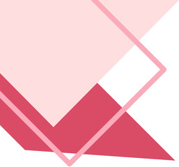 Pink corner geometric 