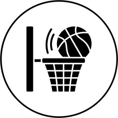 Fototapeta na wymiar Basketball Icon