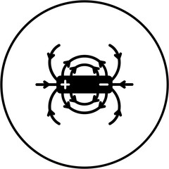 Magnetic field Icon