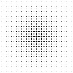 Halftone abstract geometric design, digital dynamic texture cover background, vector illustration