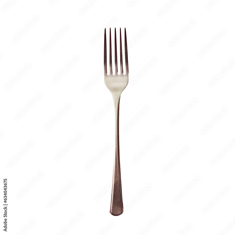 Poster transparent background for isolated fork