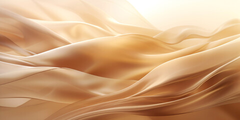 Fototapeta premium Abstract background with smooth, flowing waves in blue and white shades. Elegant, tranquil waves evoke serenity and sophistication.