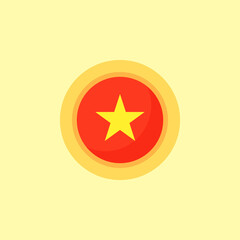 Vietnam - Circular Flag