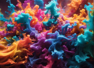 Fototapeta na wymiar Colorful splash background, color splash background
