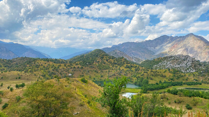 Sary Chelek State Biosphere Reserve. Beautiful mountain summer landscape. Specially protected...