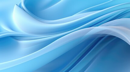Obraz premium Blue Silk Waves Background