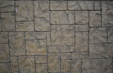 brick wall of unusual dimensions done as a background for walls