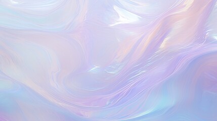 Obraz premium Iridescent pastel abstract background with flowing lines.