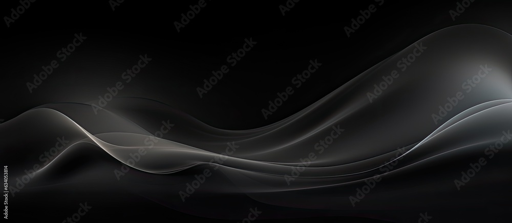 Poster black abstract background with space for text at night