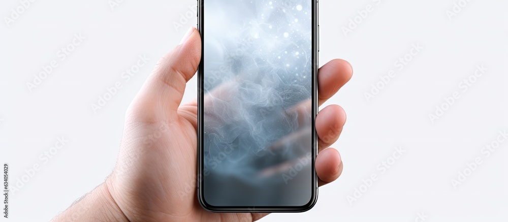 Poster transparent png cell phone with easy customization