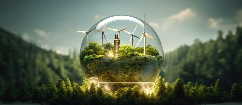Concept of sustainable energy sources